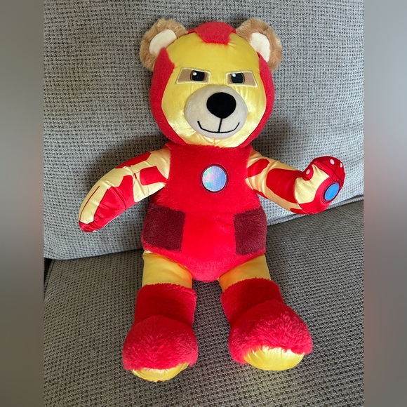 Build-A-Bear Other - Build a Bear Iron Man Marvel plush w light up paw